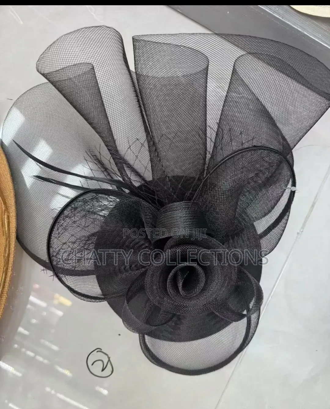 Black Stylish Ladies Head Fascinators