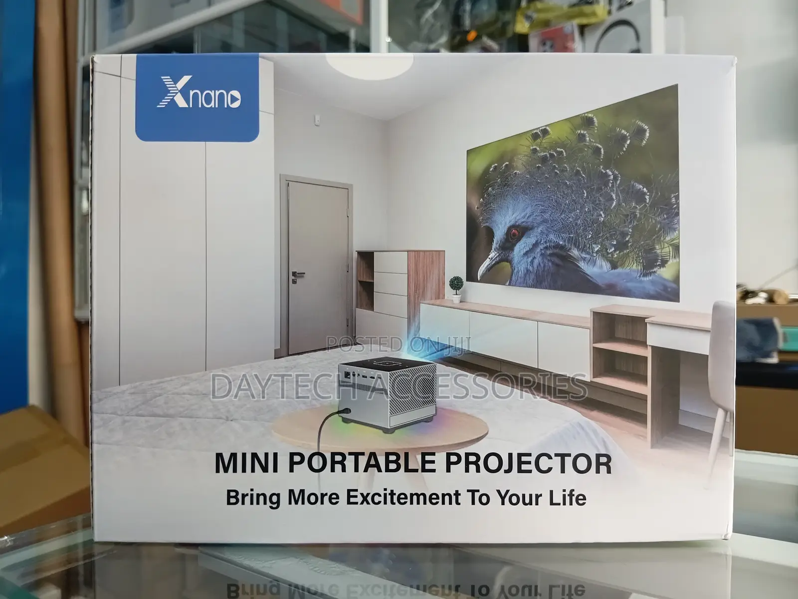 This Is an Xnano X3 Smart Mini Portable Projector.