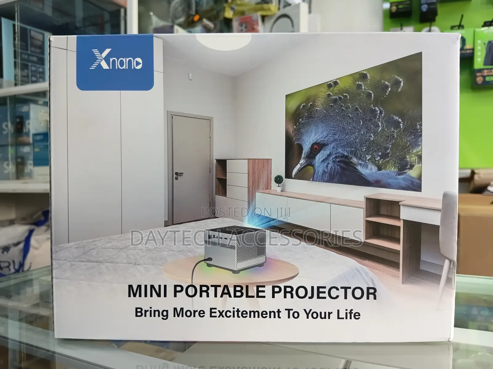 This Is an Xnano X3 Smart Mini Portable Projector.
