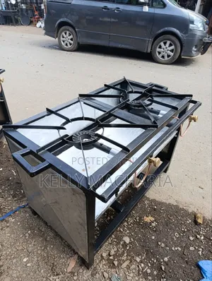 Commercial Closed Two Burner Gas Jikos Main