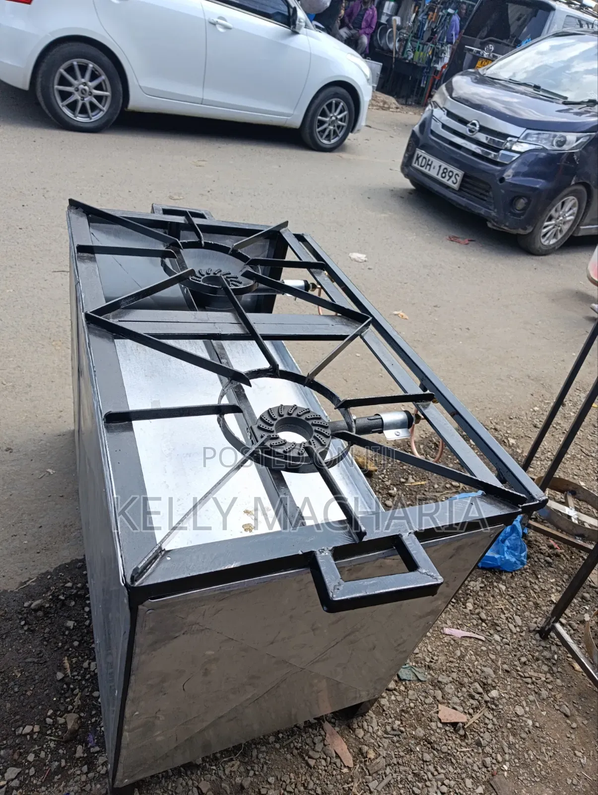 Commercial Closed Two Burner Gas Jikos Main