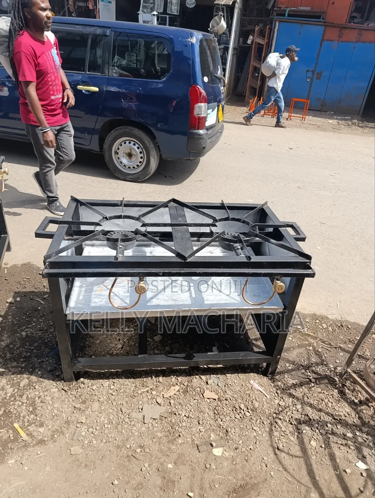 Commercial Closed Two Burner Gas Jikos Main