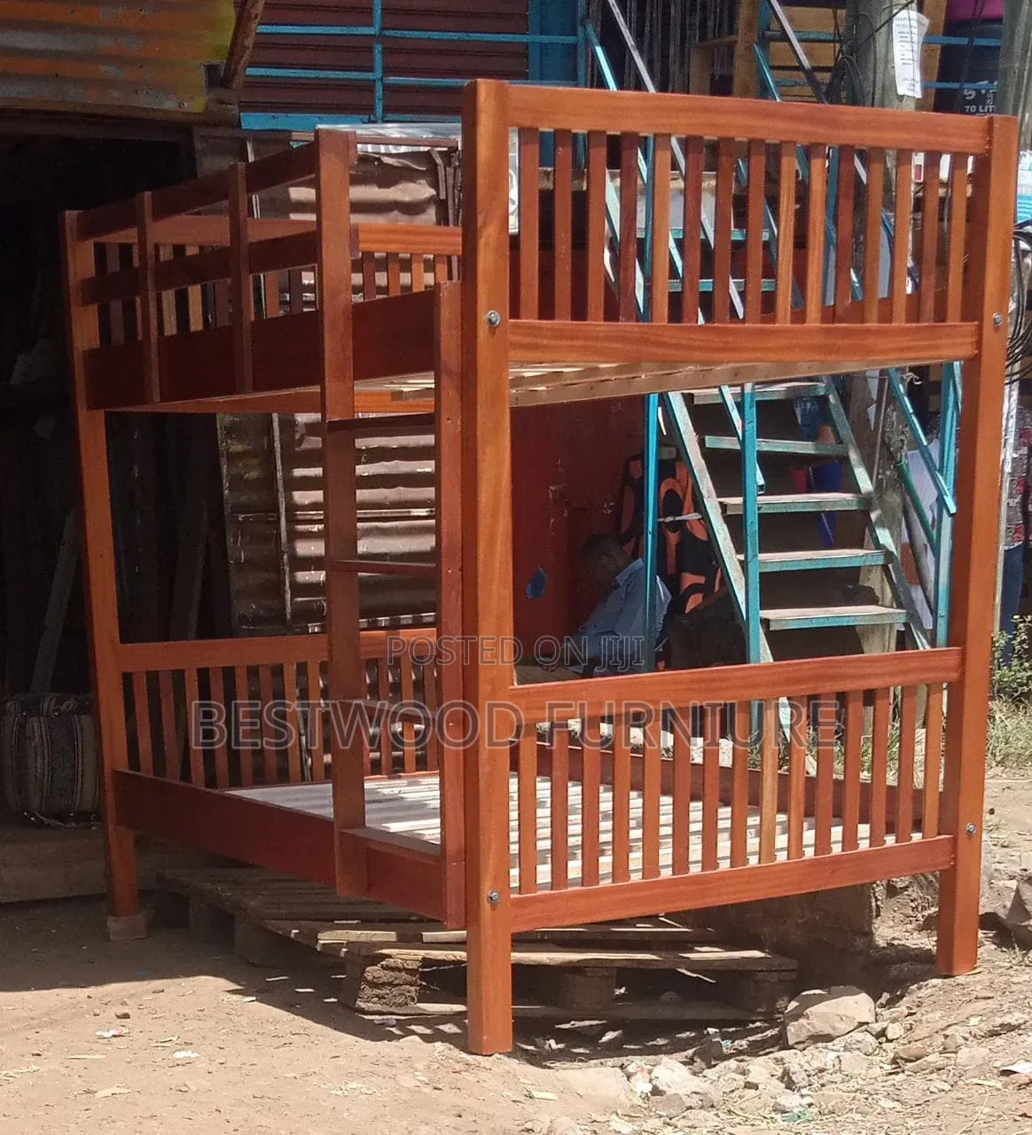 4 by 6 Pure Mahogany Decker