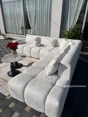 Modern White Sofa