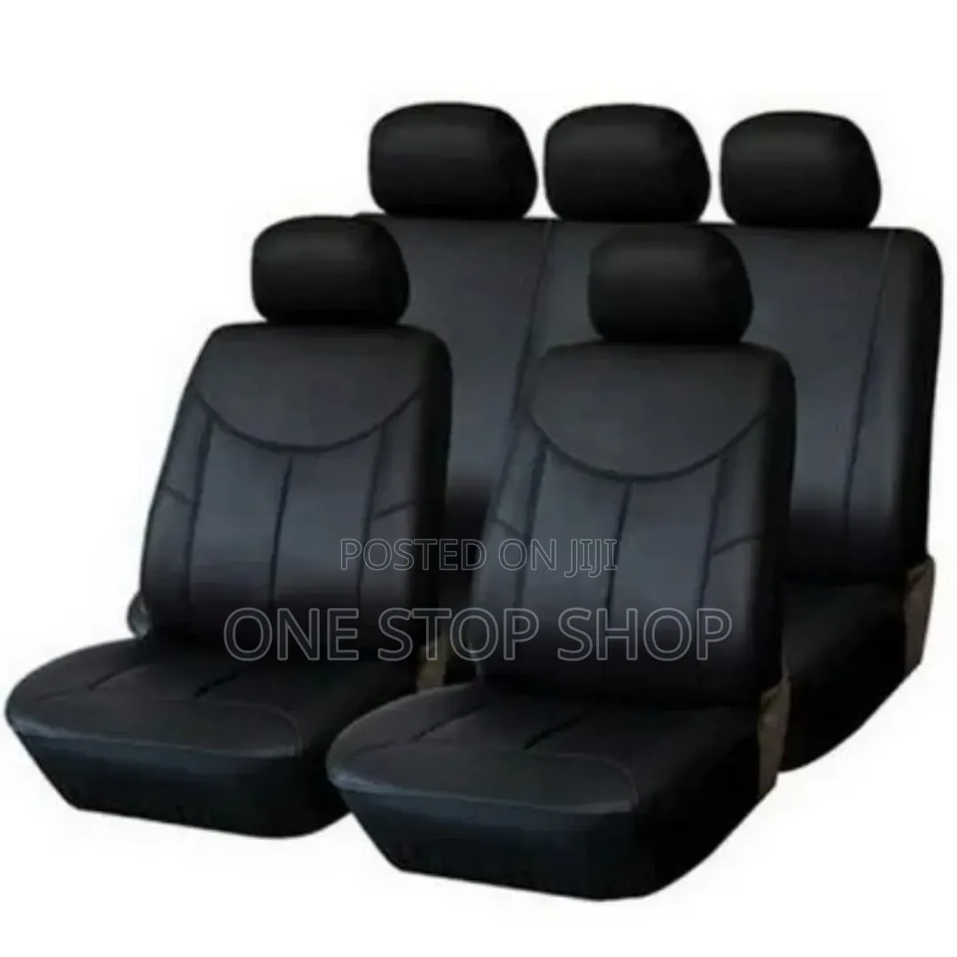 Black Pu Leather Seat Covers Protector Original From Wear,Spills,Stain