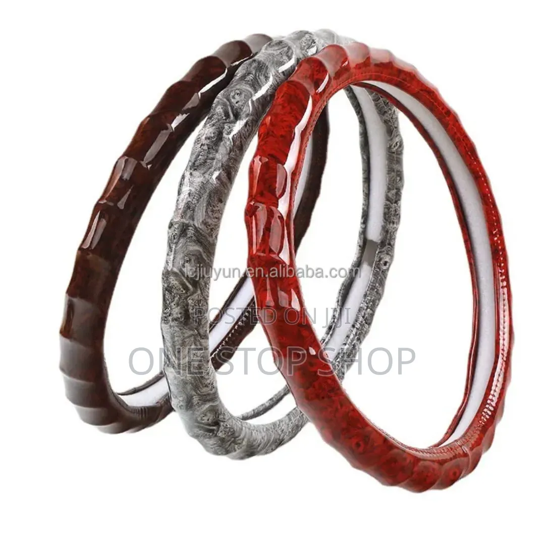 Versatile Sylized Textured Steering Wheel Cover