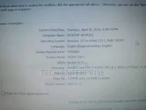 Laptop Toshiba Tecra Z40 8GB Intel Core i5 SSD 256GB