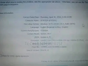 Laptop Toshiba Tecra Z40 8GB Intel Core i5 SSD 256GB