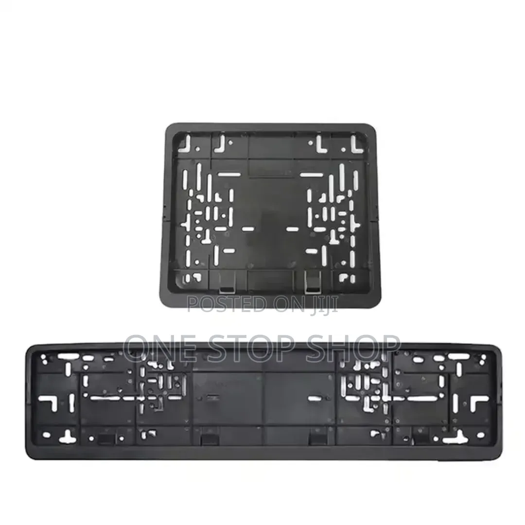 Plastic Black Licence Number Plates Frames Holders