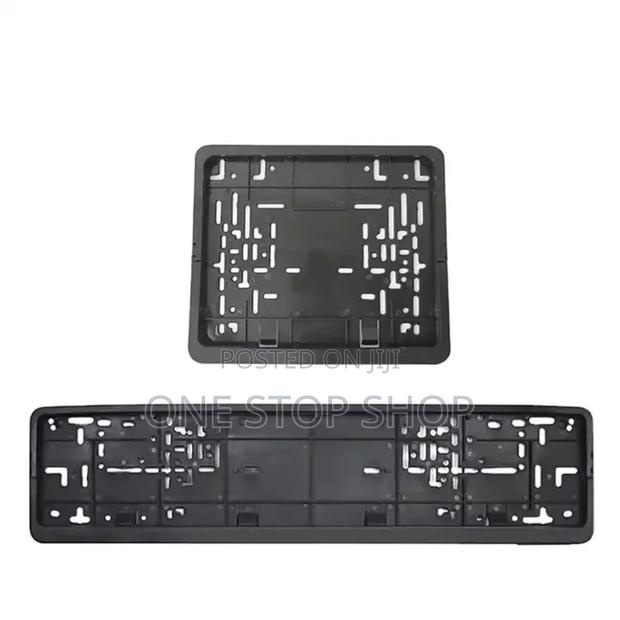 Plastic Black Licence Number Plates Frames Holders