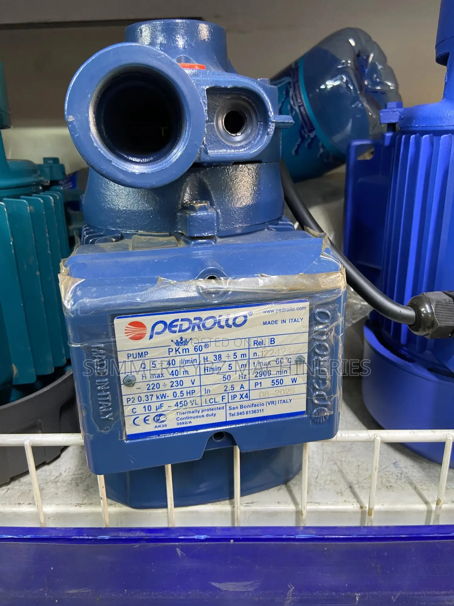 Pedrollo Water Pump 0.5hp