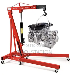Hydraulic Engine Hoist 4 Boon Setting 2 Ton