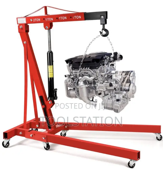 Hydraulic Engine Hoist 4 Boon Setting 2 Ton