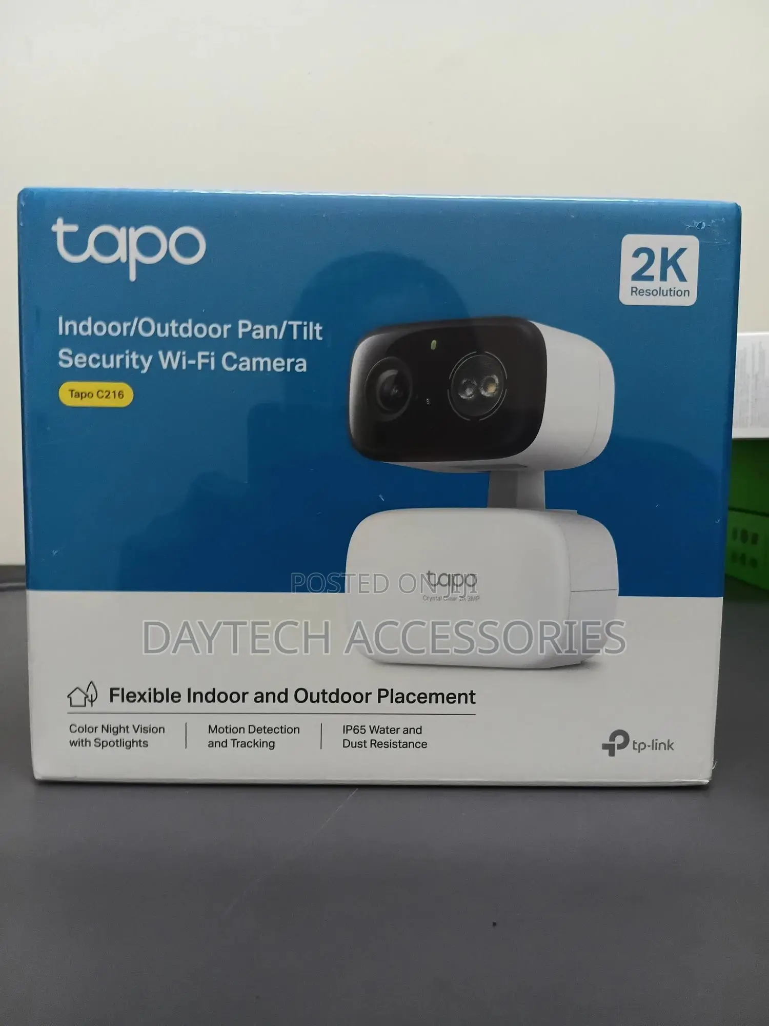 Tapo C216 Indoor/Outdoor Pan/Tilt/Zoom Security Camera