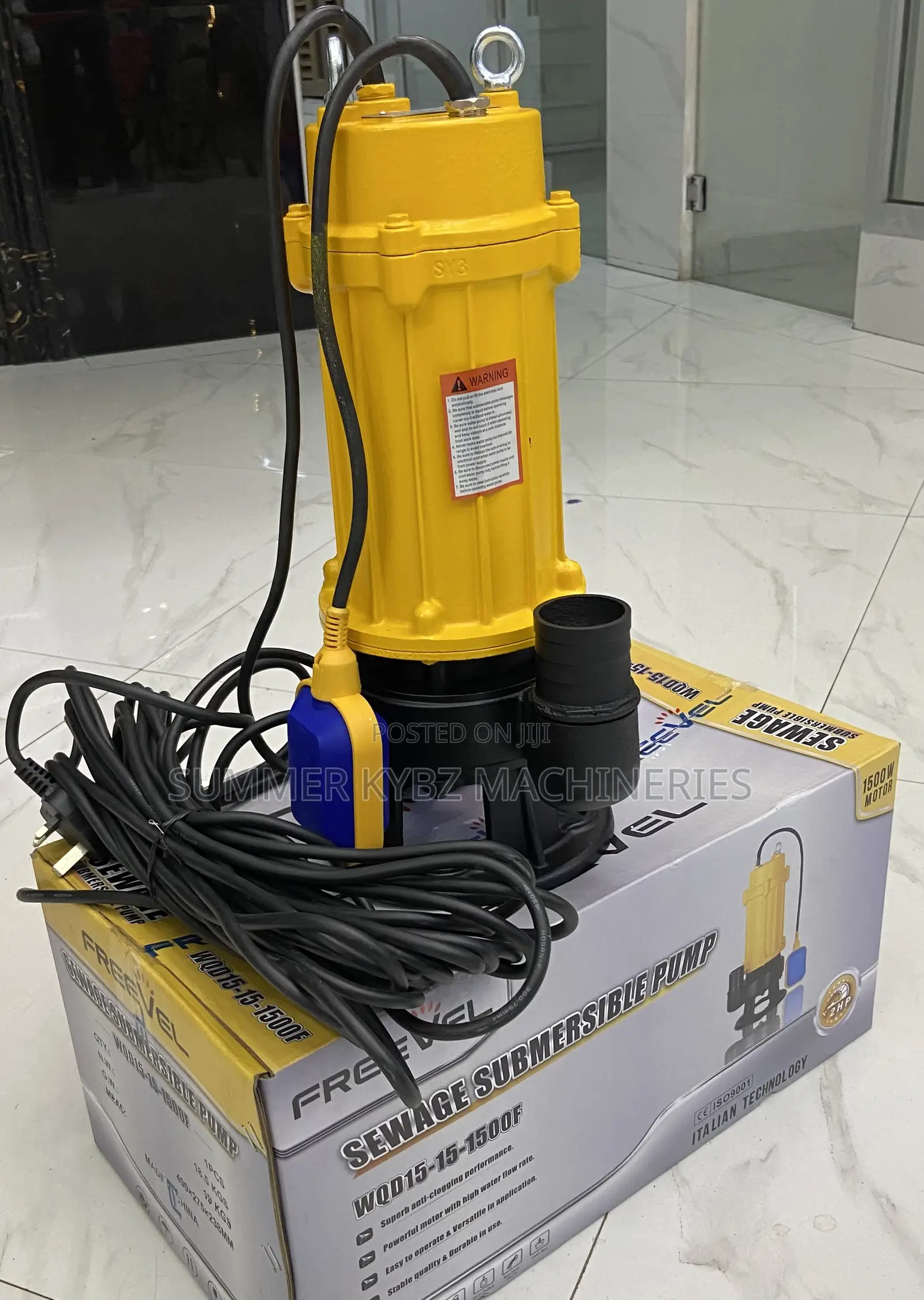 2hp Freevel Submersible Electric Pump