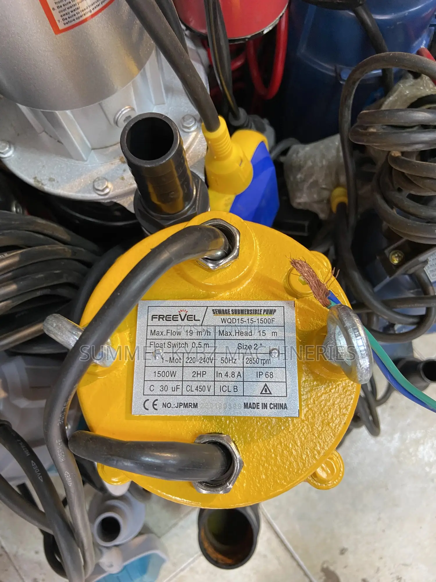 2hp Freevel Submersible Electric Pump