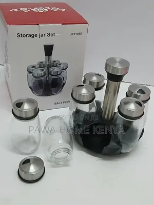7 in 1 Kitchen Rotating Spice Bottle Set