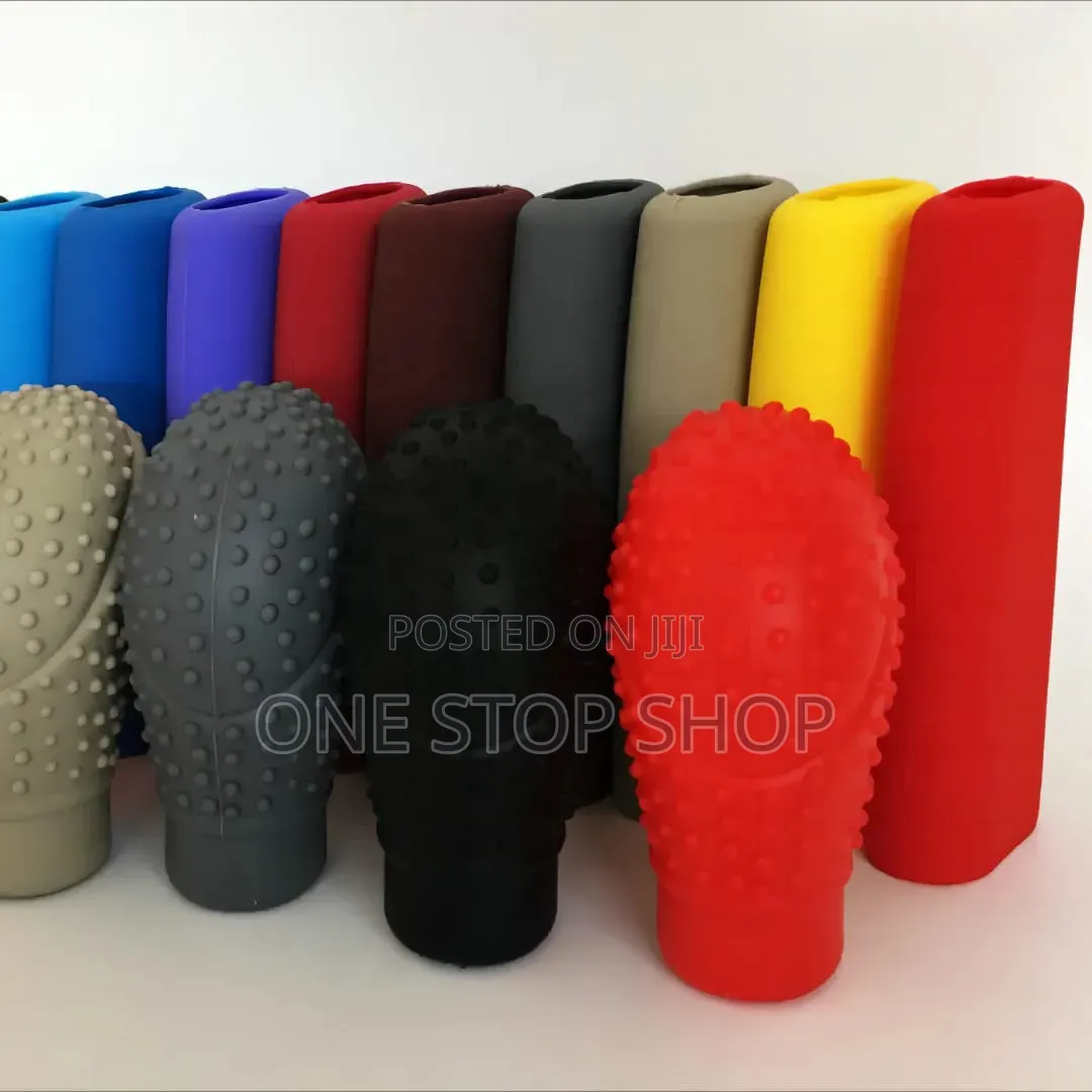 Flexible Stretchable Colored Silicone Gear Handbrake Cover