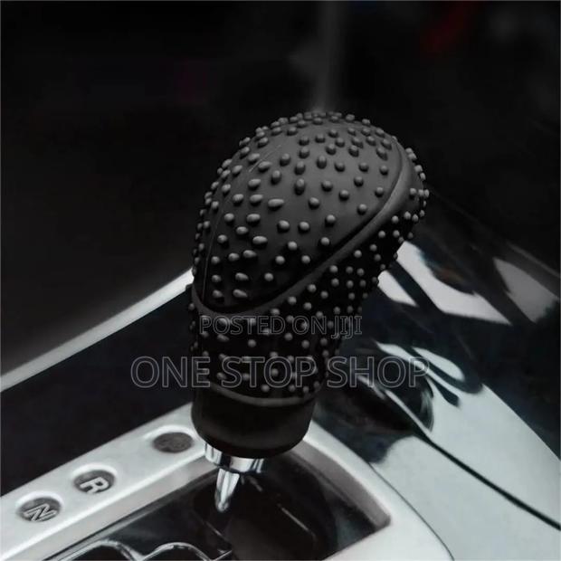 Black Silicone Gear Knob 3d Non Slip Pattern for Better Handling