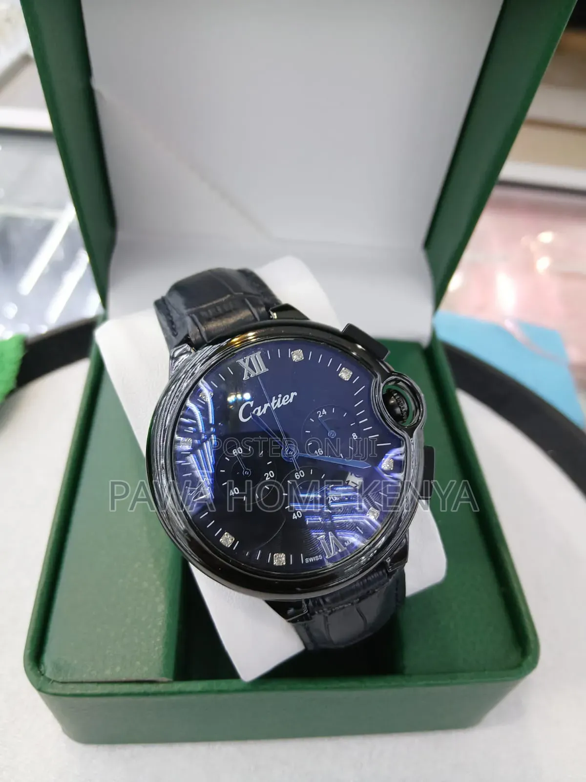 Cartier Leather Strap Watch