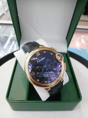 Cartier Leather Strap Watch