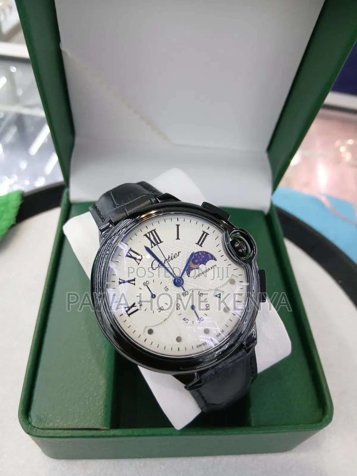 Cartier Leather Strap Watch