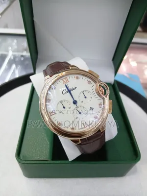 Cartier Leather Strap Watch
