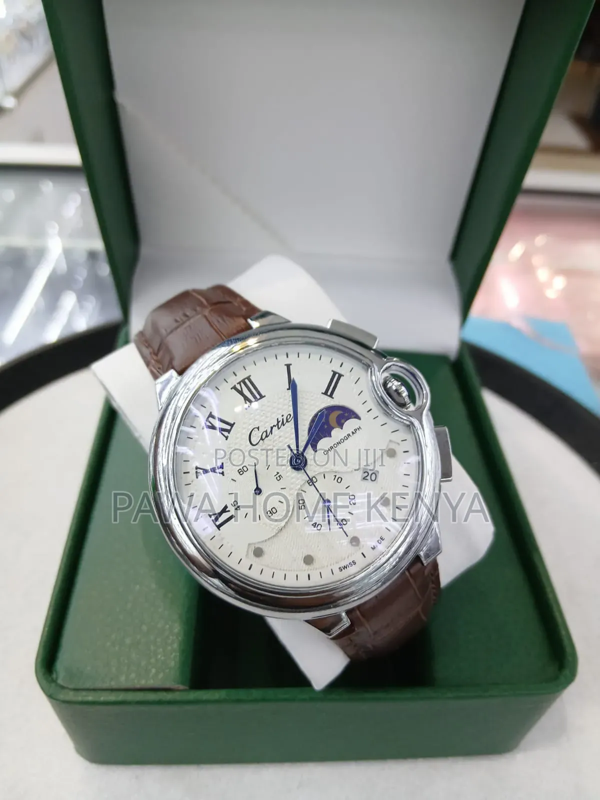 Cartier Leather Strap Watch