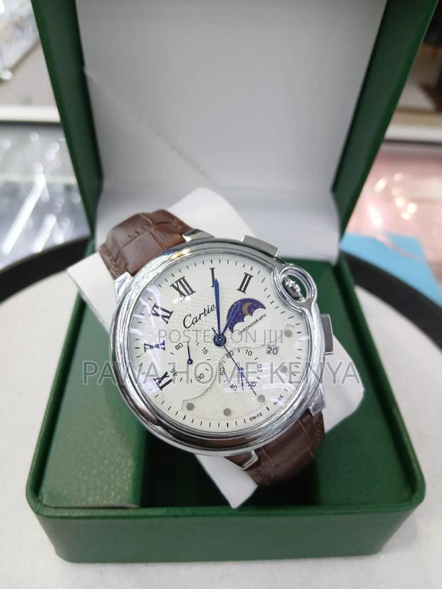 Cartier Leather Strap Watch - thumbnail 6