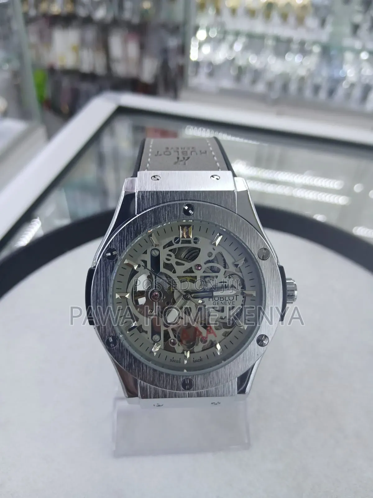 Hublot Leather Automatic Watch