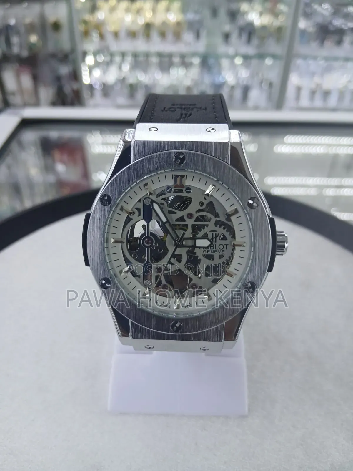 Hublot Leather Automatic Watch