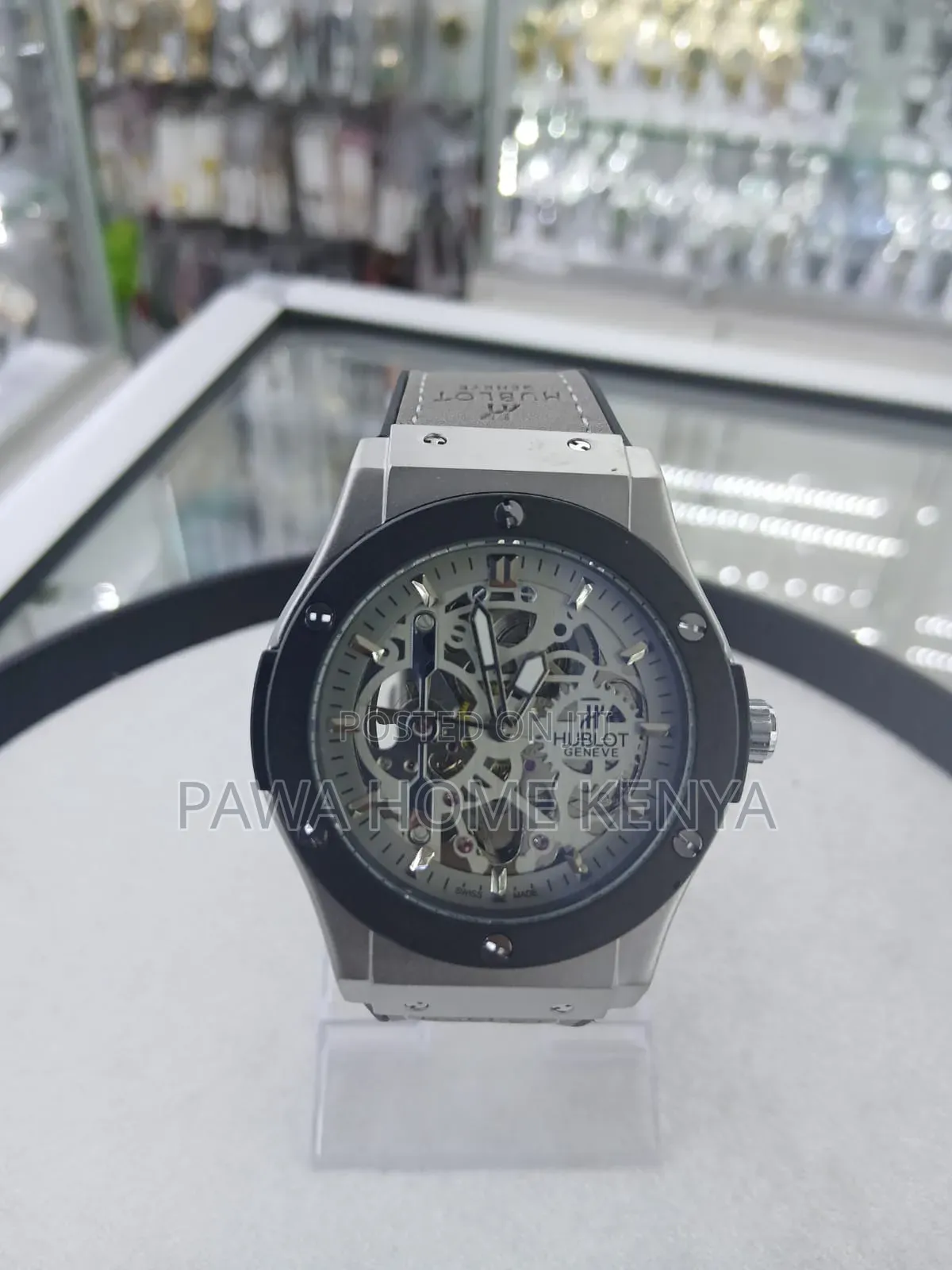 Hublot Leather Automatic Watch