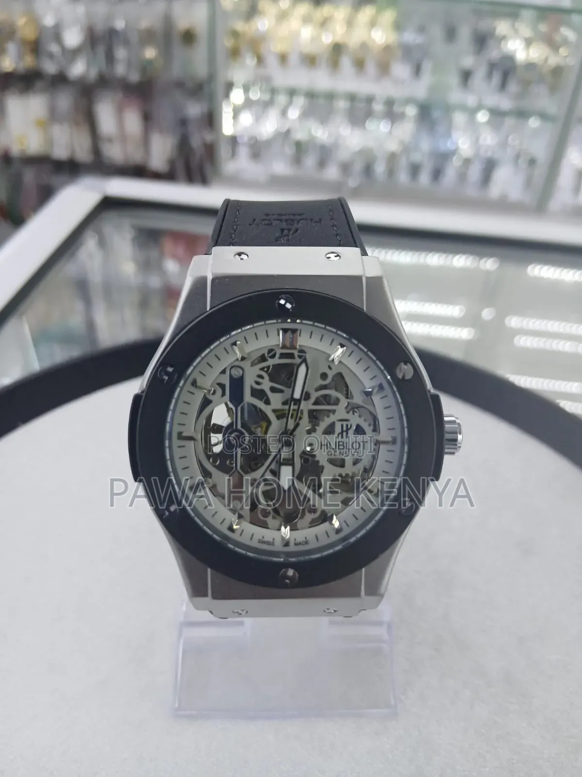 Hublot Leather Automatic Watch