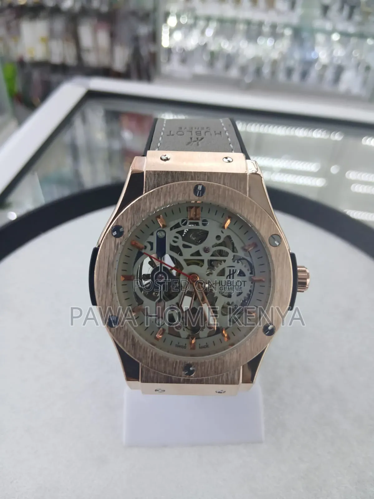 Hublot Leather Automatic Watch