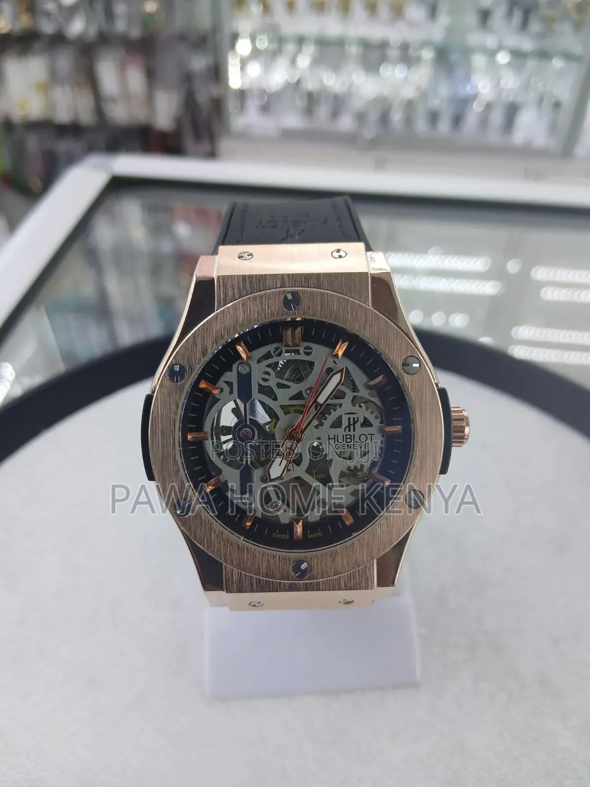 Hublot Leather Automatic Watch