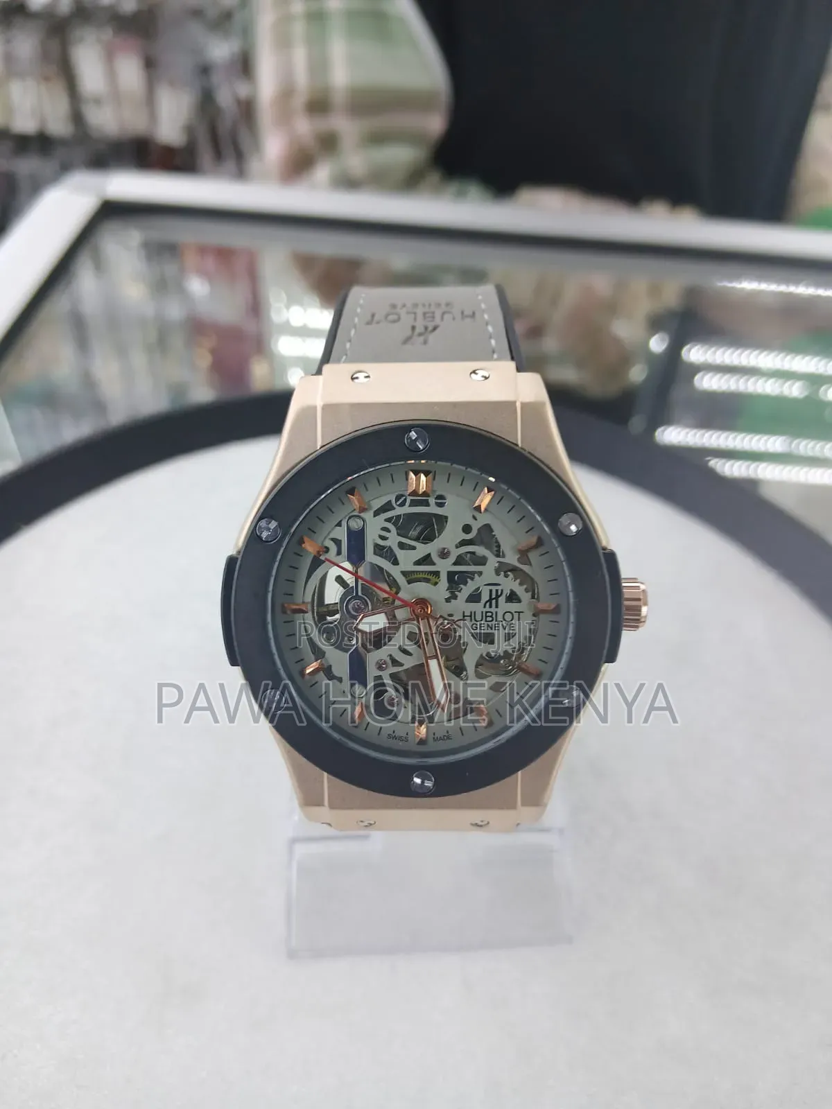Hublot Leather Automatic Watch