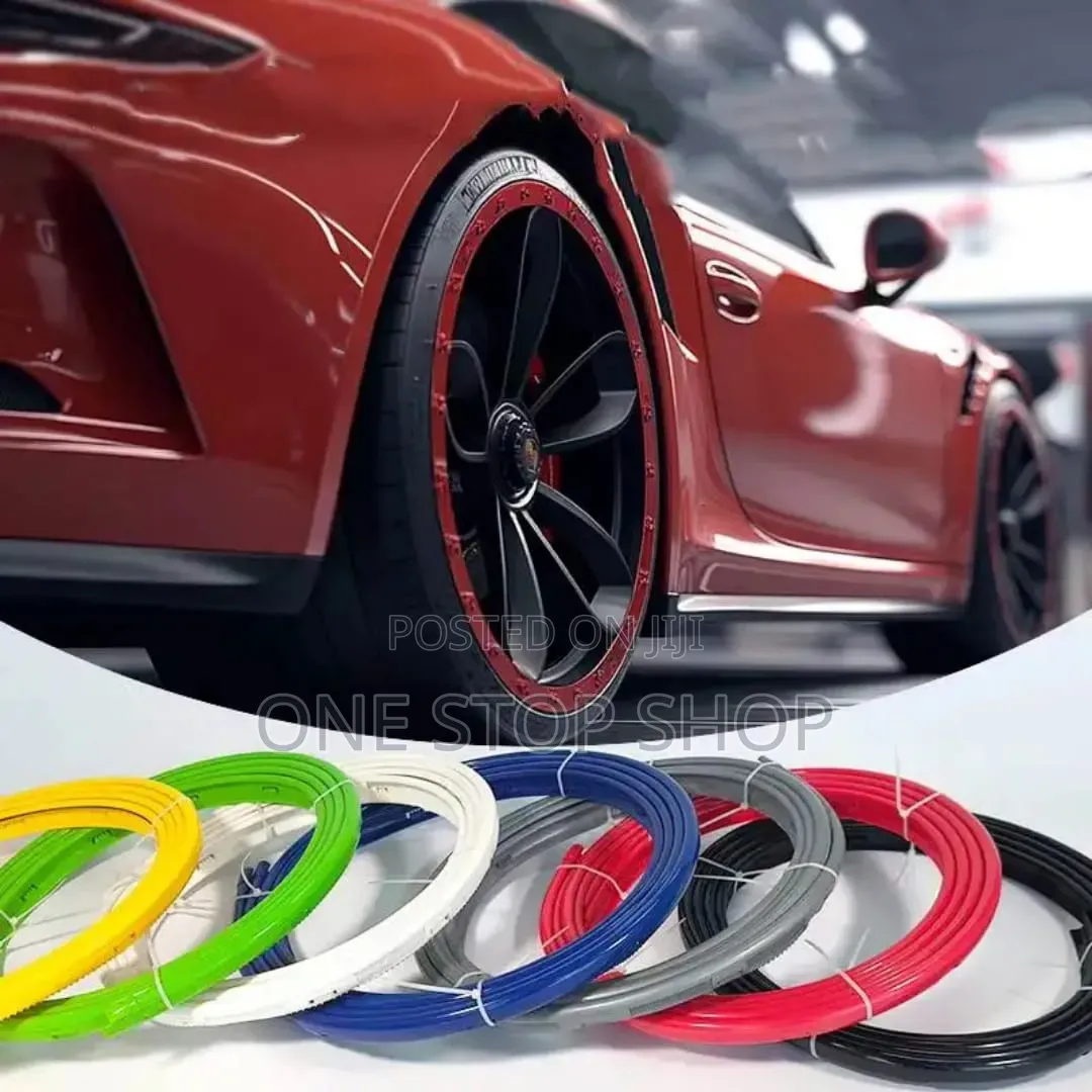 Strong Plastic Rim Protector Rolls Shield Wheel From Scratch and Scuff