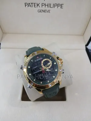 Naviforce Chronograph Leather Strap Watch