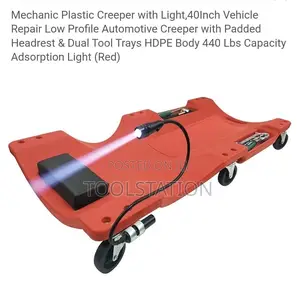 Car Repair Board / Creeper (With Light) 40'' Tq82273