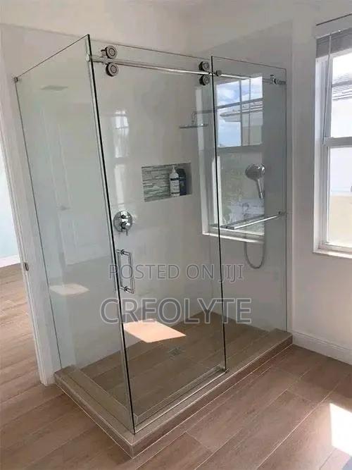 Sliding Shower Cubicles – Custom Glass Installation - thumbnail 2