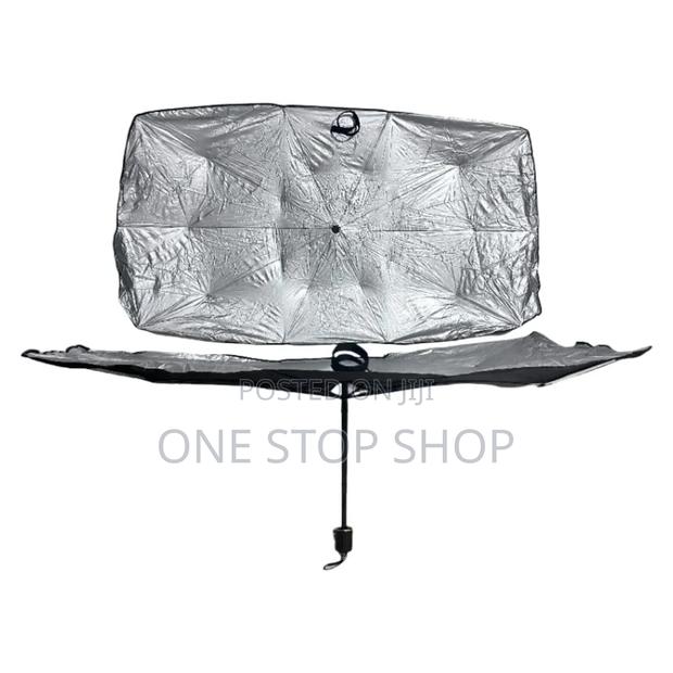 Foldable Windscreen Sunshade Umbrella Block Heat Uv Rays