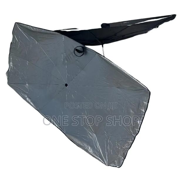 Umbrella Design Windshield Sunshade Keeps Dashboard Protected