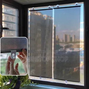 Quality PVC With Optical Mesh Window Glass Blackout Design Sunshade