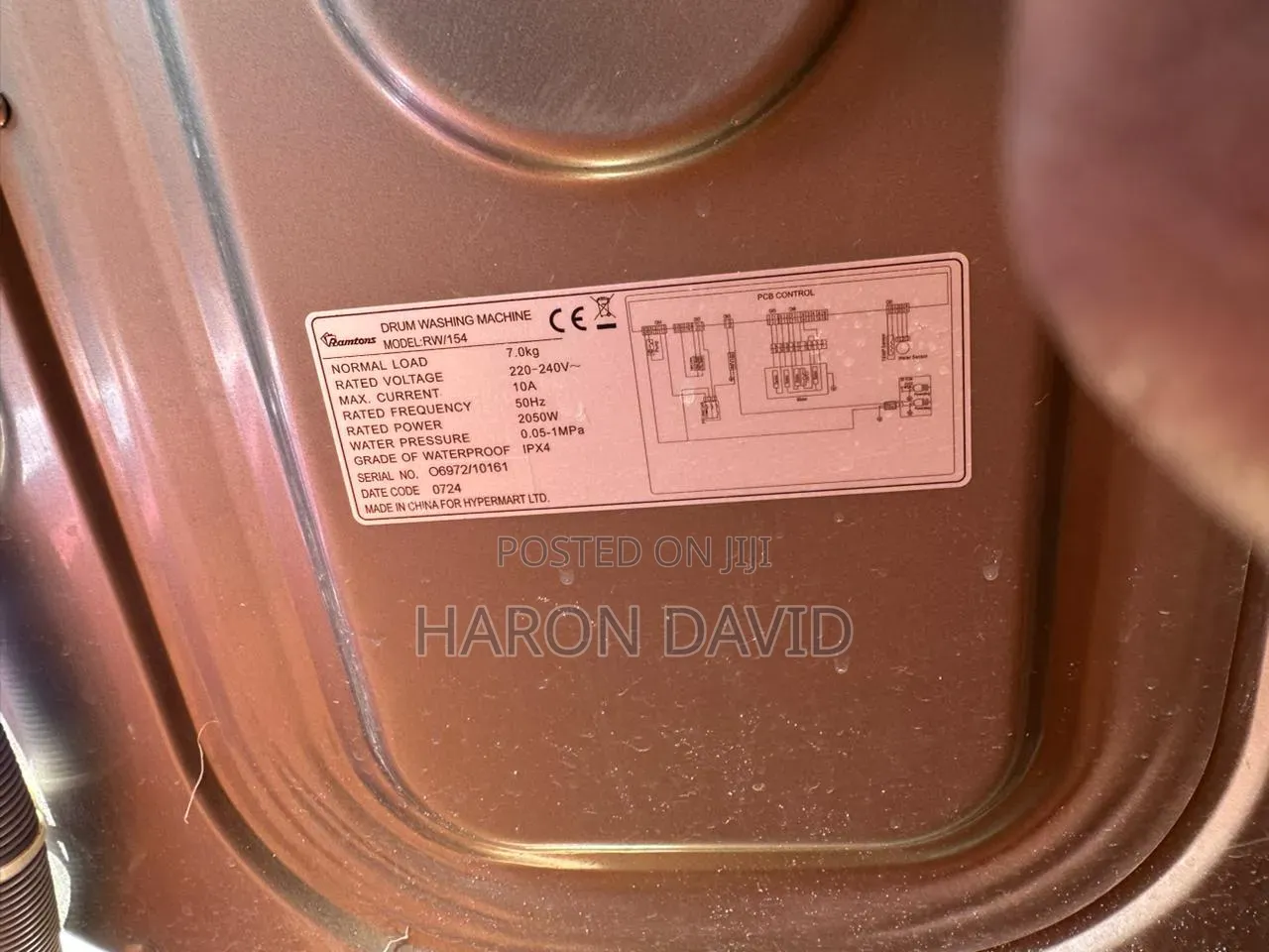 Ramtons Washing Machine