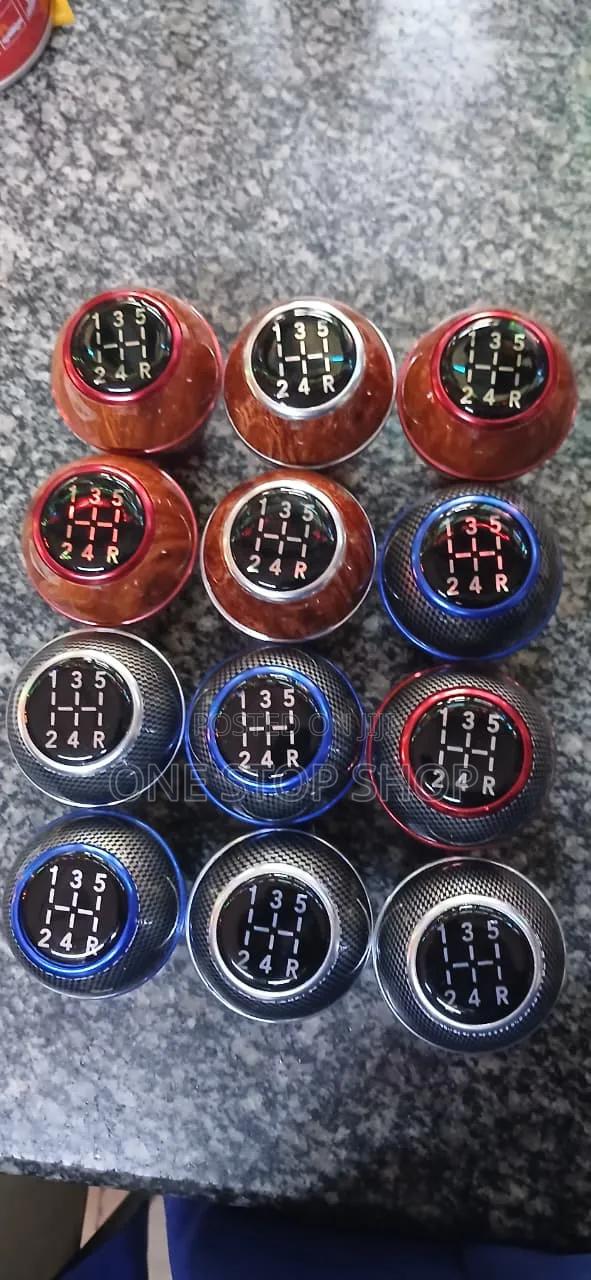 5speed Manual Gear Knob in Wood Texture,Mahogany,Carbon Fiber,Metallic