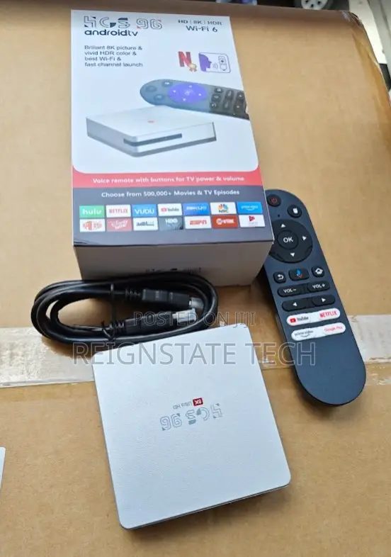 HCS 96 Smart Android Tv Box 4gb Ram 64gb Storage