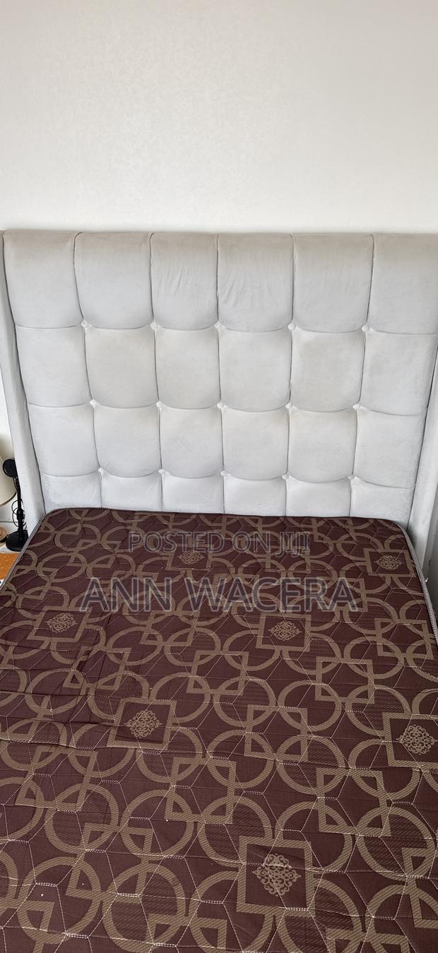 4 by 6 White Bed With Mattress - thumbnail 2