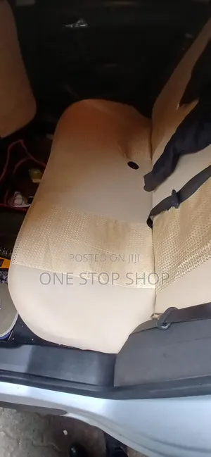 Baije Wooven Pattern Section With Leather Parts Seat Covers 5 Seater