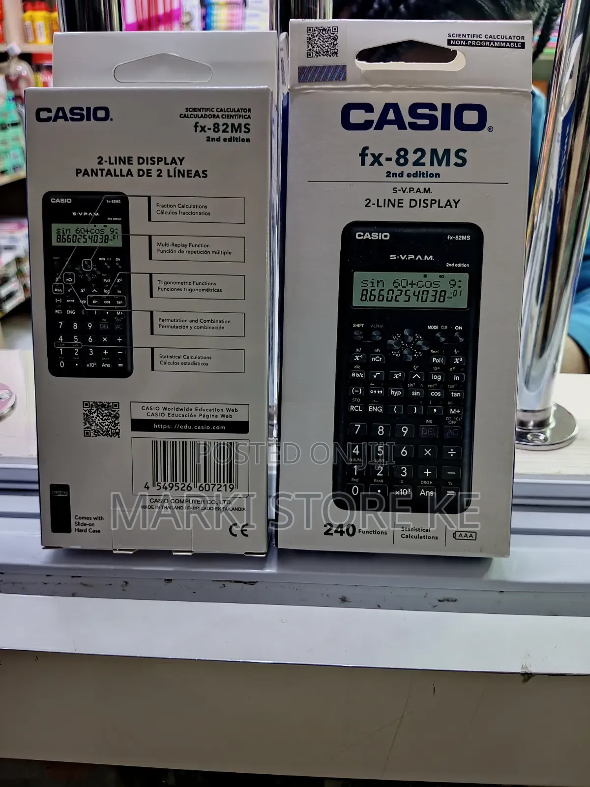 Casio Fx-82ms Second Edition Scientific Calculator Two Line Display