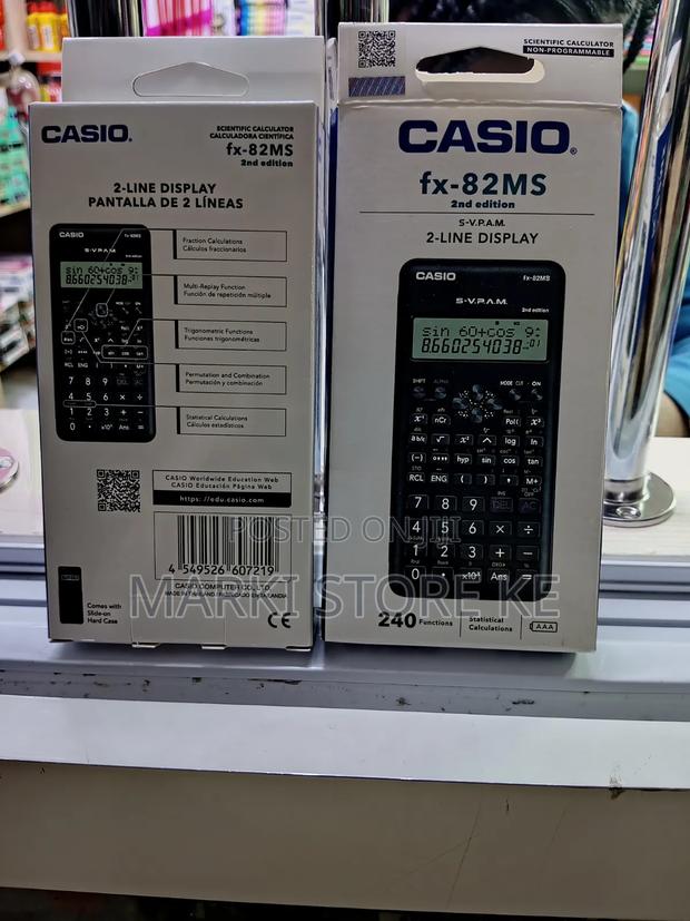 Casio Fx-82ms Second Edition Scientific Calculator Two Line Display - thumbnail 2